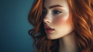 Brown ginger hair 1