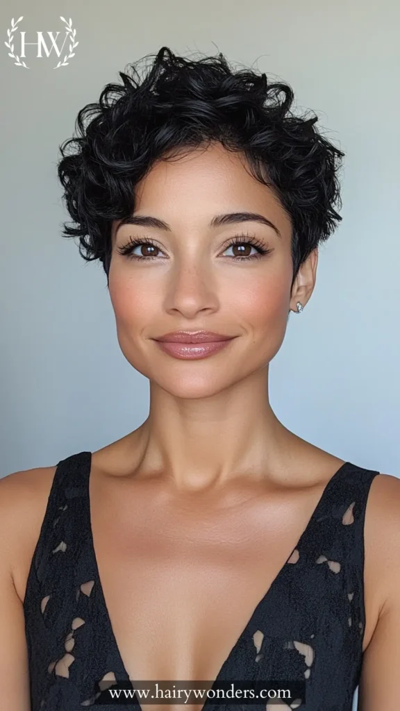 Curly Pixie Cut 25