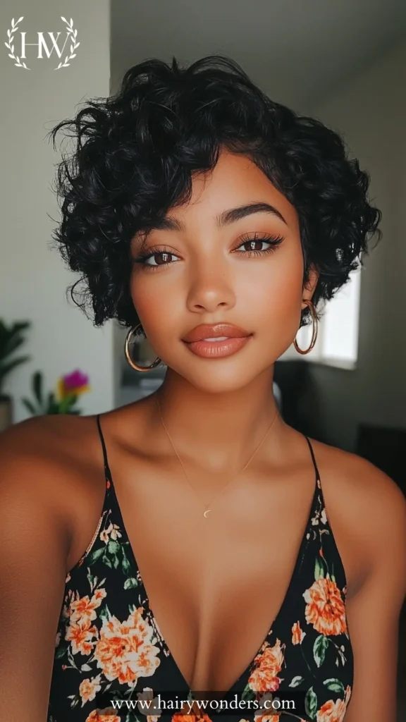 Curly Pixie Cut 26