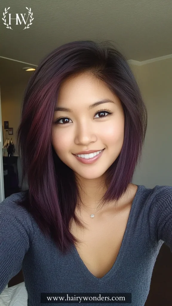 Dark Burgundy Hair 22