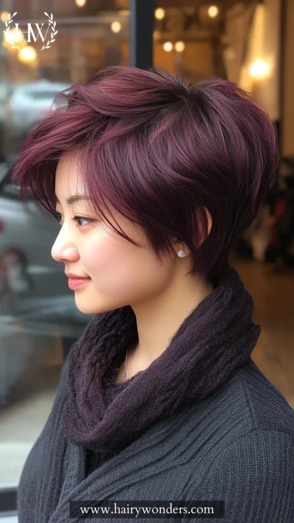 Dark Burgundy Hair 23