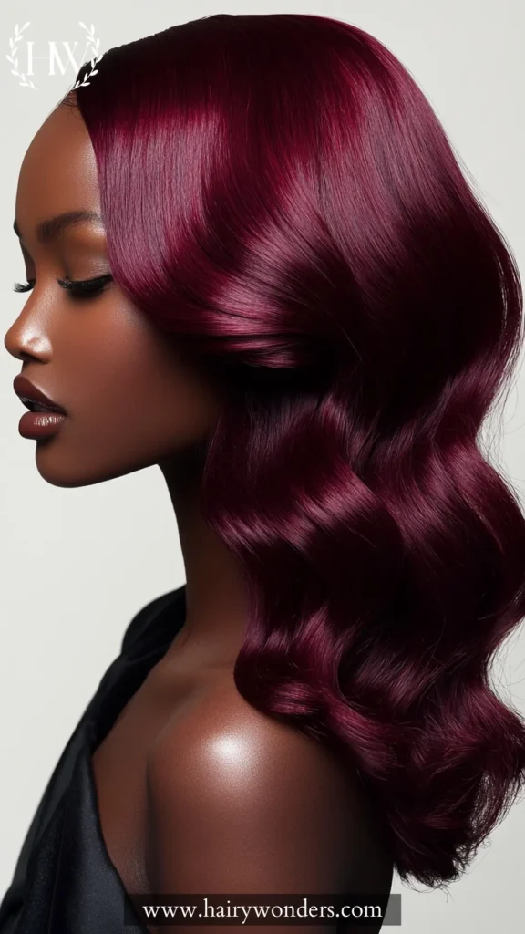 Dark Burgundy Hair 25