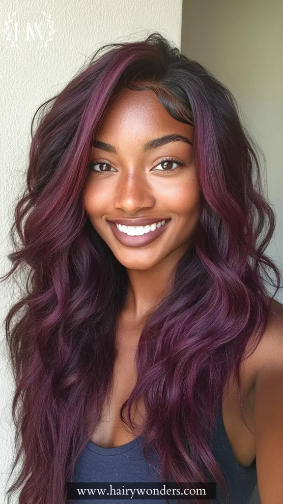 Dark Burgundy Hair 28