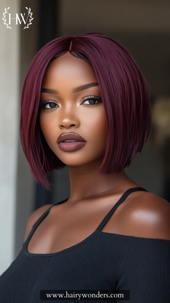 Dark Burgundy Hair 32