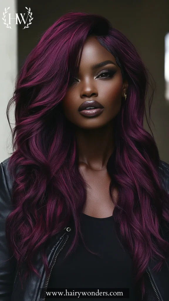 Dark Burgundy Hair 35