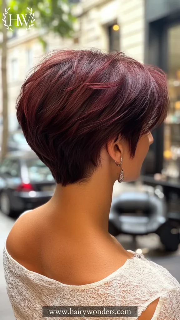 Dark Burgundy Hair 38