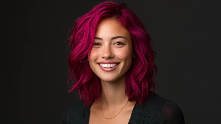 Magenta hair