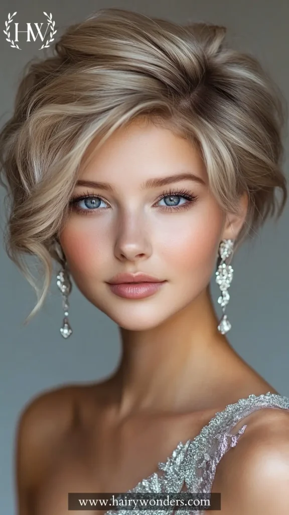 Prom hairstyles for short hair 16