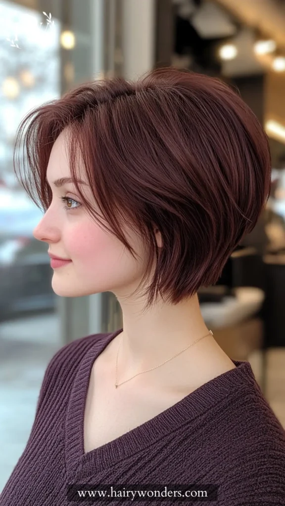 burgundy brown hair 14