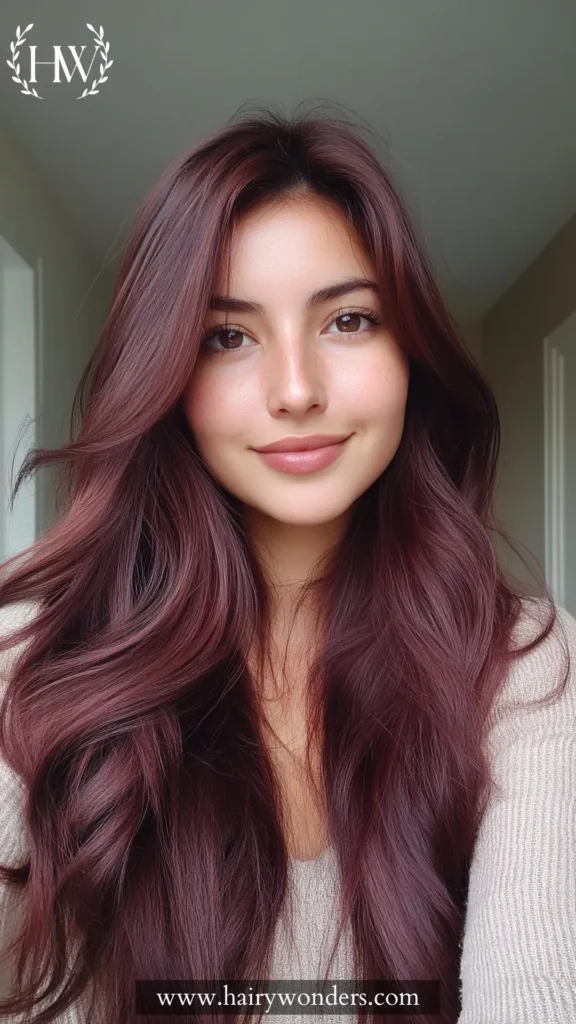 burgundy brown hair 2