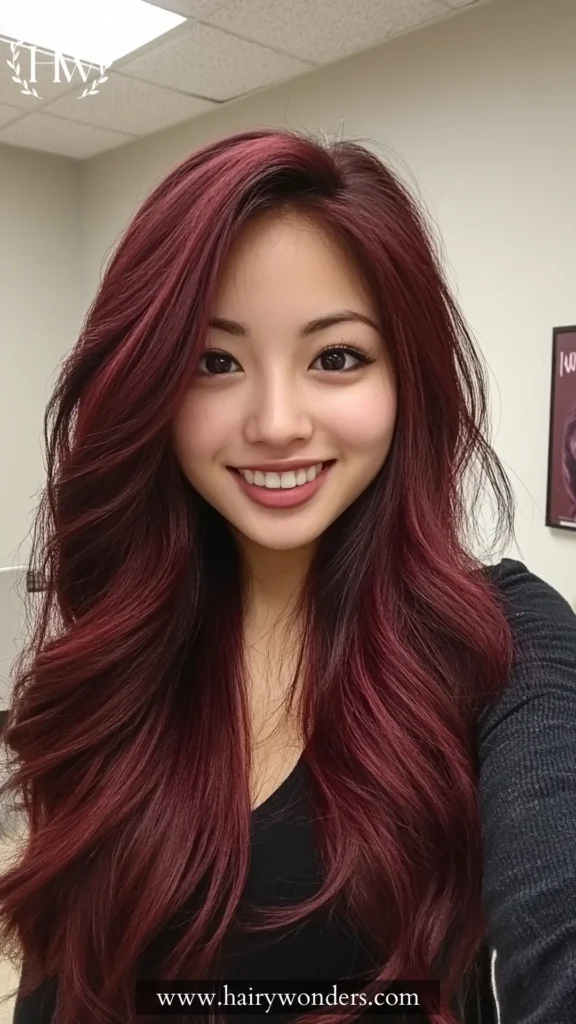 burgundy brown hair 5