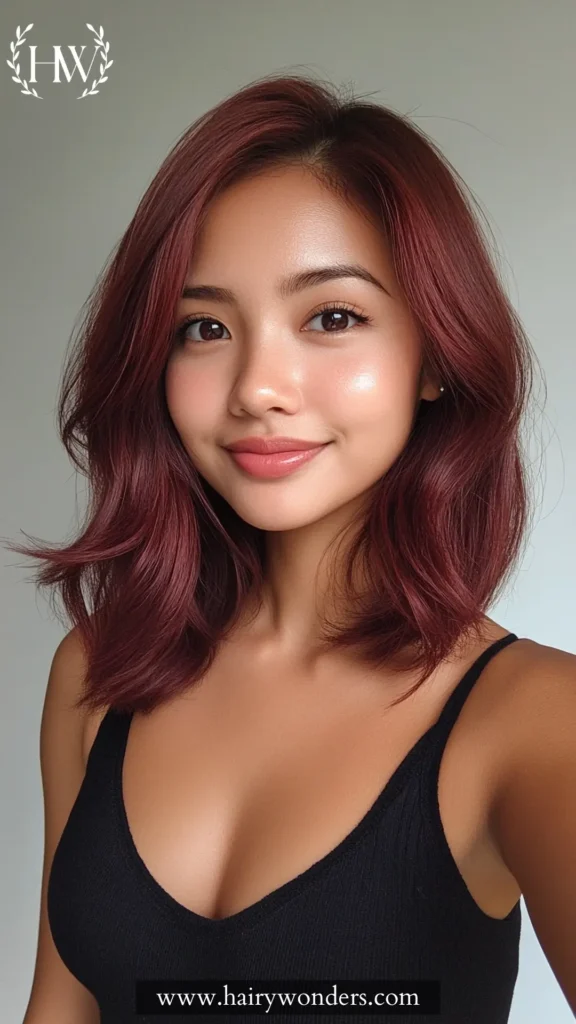 burgundy brown hair 6