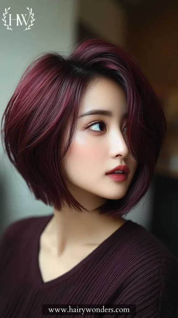 burgundy brown hair 7