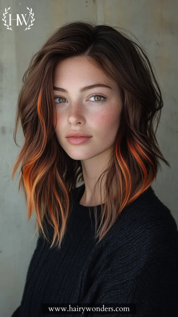 fun hiar color ideas for brunettes 39