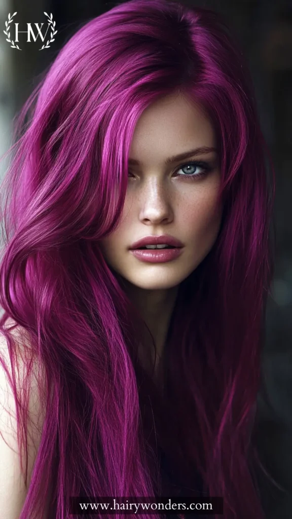 fuschia hair 10