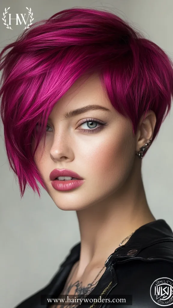 fuschia hair 14