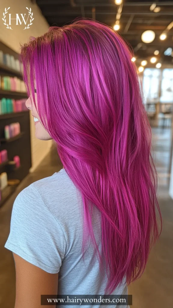 fuschia hair 18