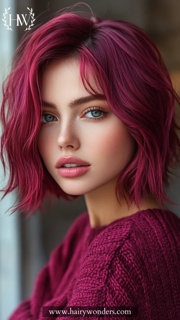 fuschia hair 21