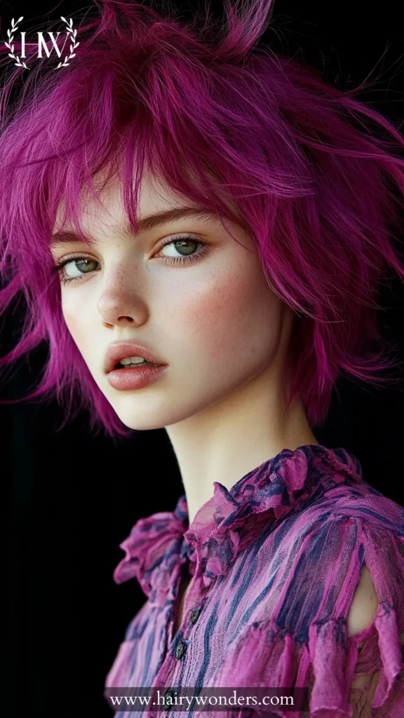 fuschia hair 22