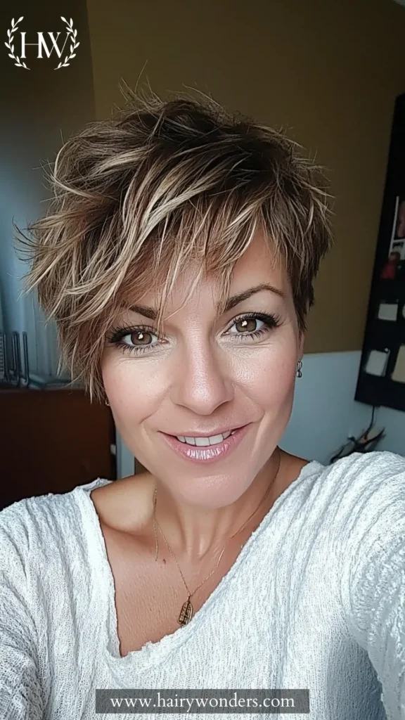 short shaggy hair 36