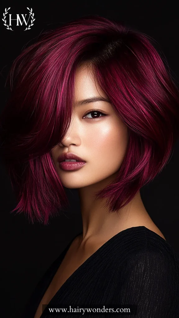 wine hair color 8