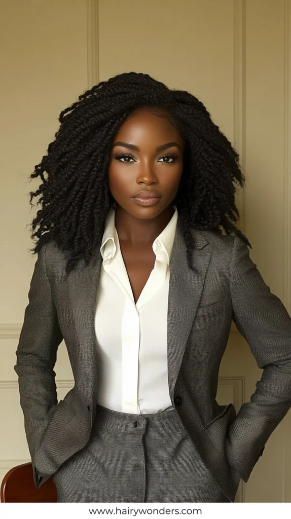 work hairstyles for black women 12