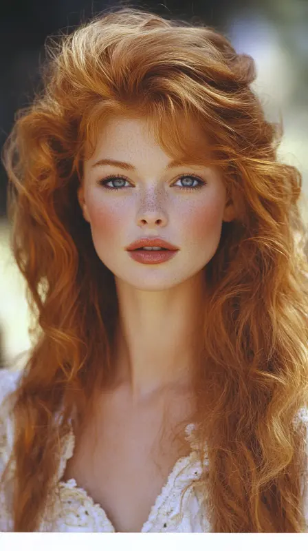 Red-Hot Retro Waves - 90s blowout hair long