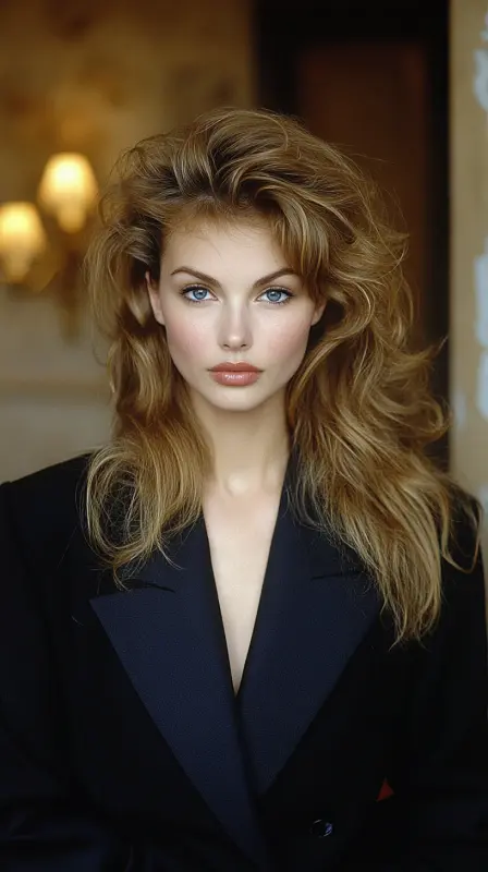 Retro Radiance: The Bold 90s Blowout - 90s blowout hair long