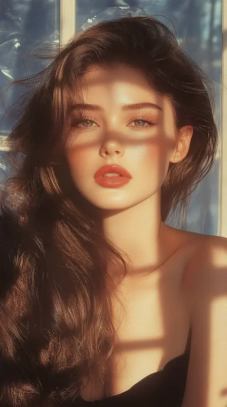 Radiant Retro Waves - 90s blowout hair long