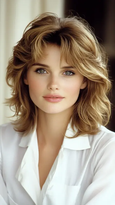 Glamorous 90s Blowout: The Return of the "Classic Fluff" - 90s blowout hair short