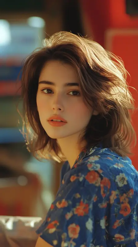 Retro Revival Roar - 90s blowout hair short