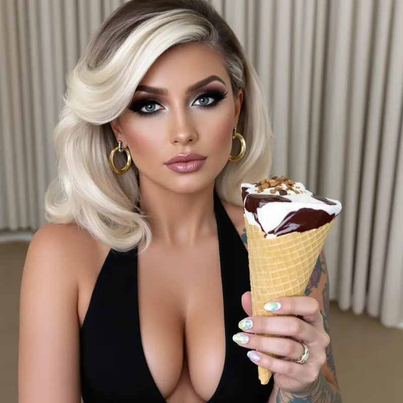 Radiant Charm: The Ice Cream Blonde Experience - blonde bombshell hair