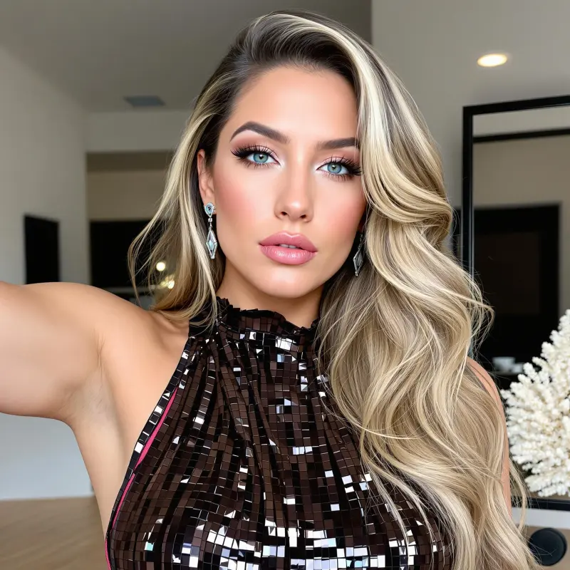 Enchanting Blonde Bliss: Ride the Radiant Wave - blonde bombshell hair