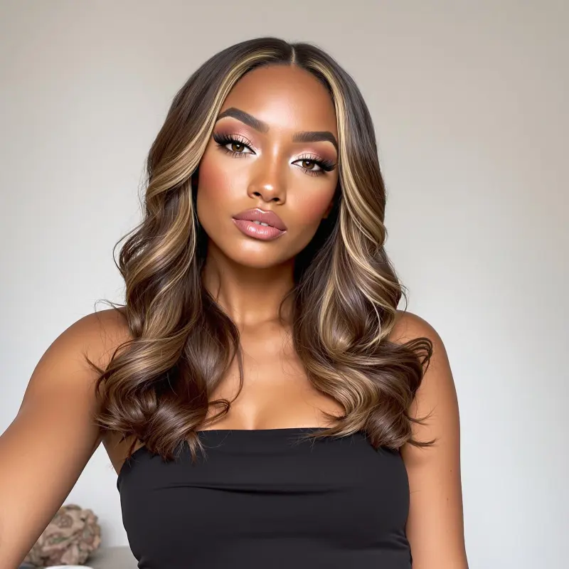 Dazzling Cascades and Whispering Highlights - blowout-hair