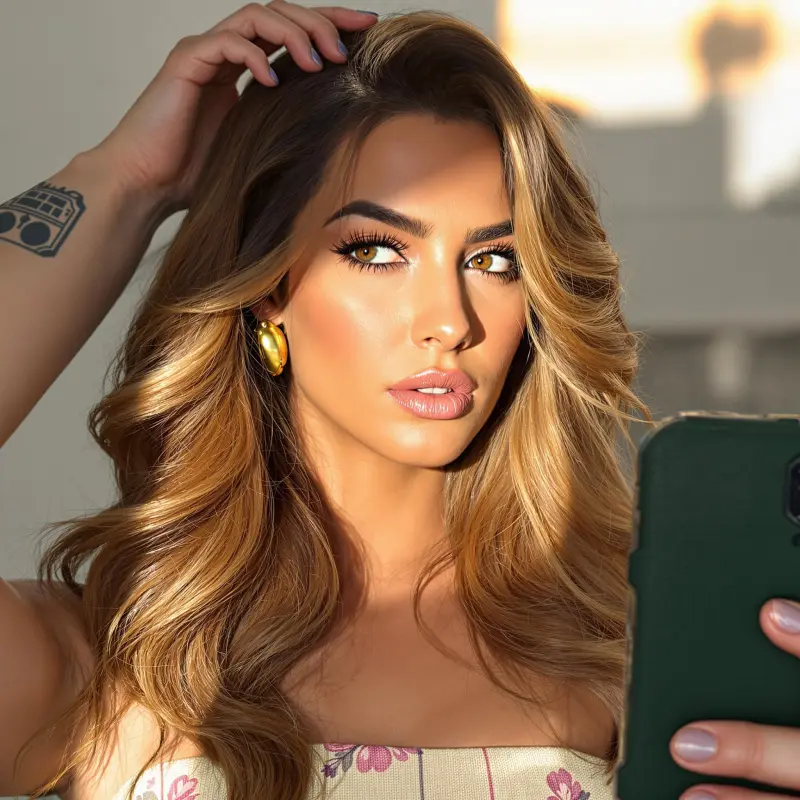 Sun-Kissed Radiance - blowout-hair