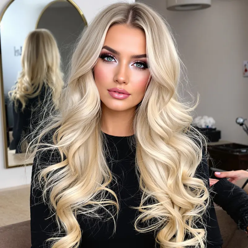 Unleash the Glam: Flowing Waves of Luxury - blowout-hair