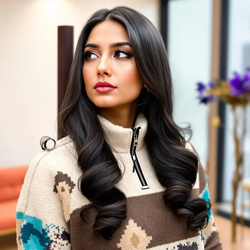 Voluptuous Waves of Elegance - blowout-hair