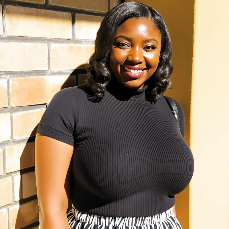 Radiant Ripples: Unleash Your Inner Diva - blowout hairstyles for black women