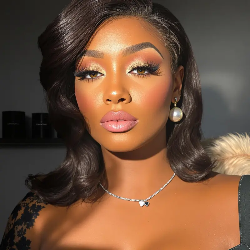 Glamorous Breeze: Unleash the Blowout Magic - blowout hairstyles for black women