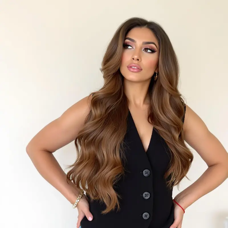 Luxe Locks: A Statement of Elegance - old money brown hair
