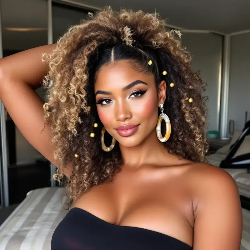 Eternal Elegance: Embrace the Old Money Allure - old money curly hair