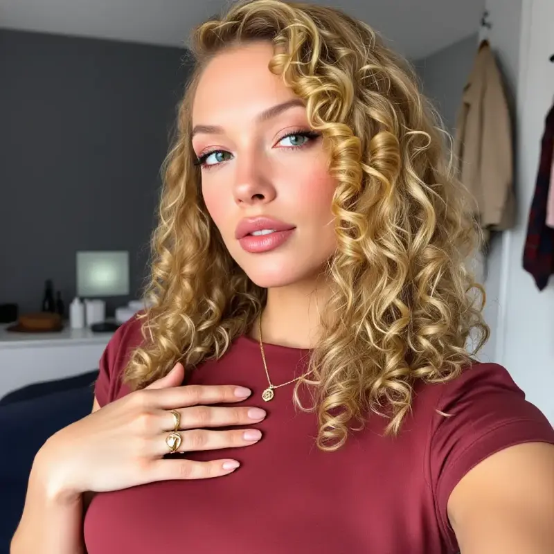 Cascading Glamour: The Treasury of Tresses - old money curly hair