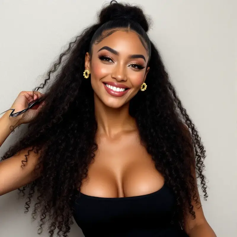 Timeless Elegance with a Chic Whirl - old money curly hair