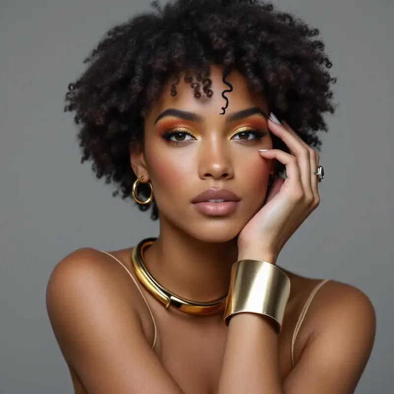 Majestic Locks: The Quintessence of Classic Chic - old money curly hair
