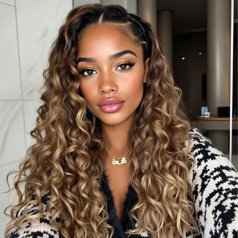 Glamour in Every Tress - old money curly hair