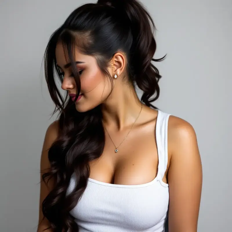Opulent Curls of the Aristocrats - old money hair brunette