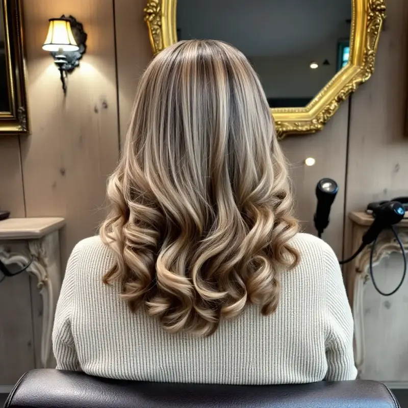 Enchanting Waves: The Glamour of the Graceful Coif - old money hair brunette