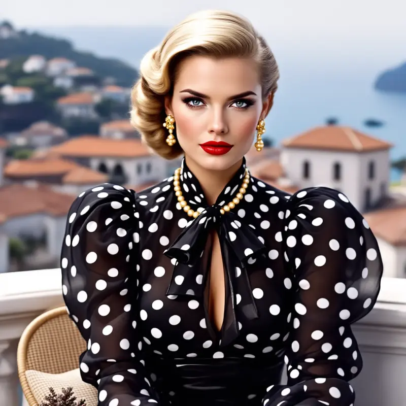 Vintage Charm in Every Curl - old money hair women