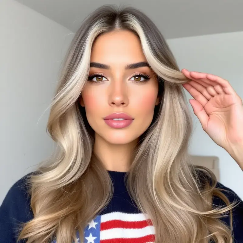 Timeless Radiance: The Golden Wave Experience - old money long hair