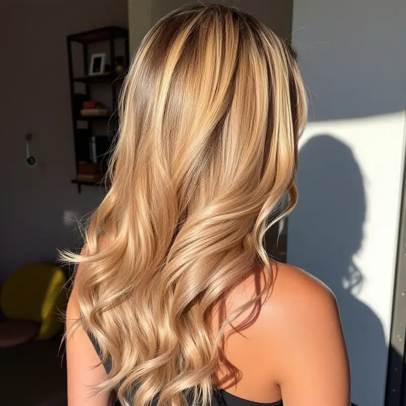 Ethereal Waves of Affluence - old money long hair
